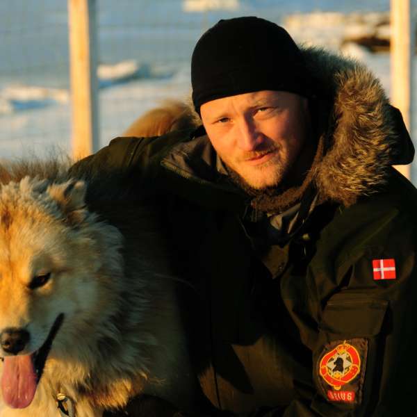 Forfatter Anders Kjærgaard i Grønland