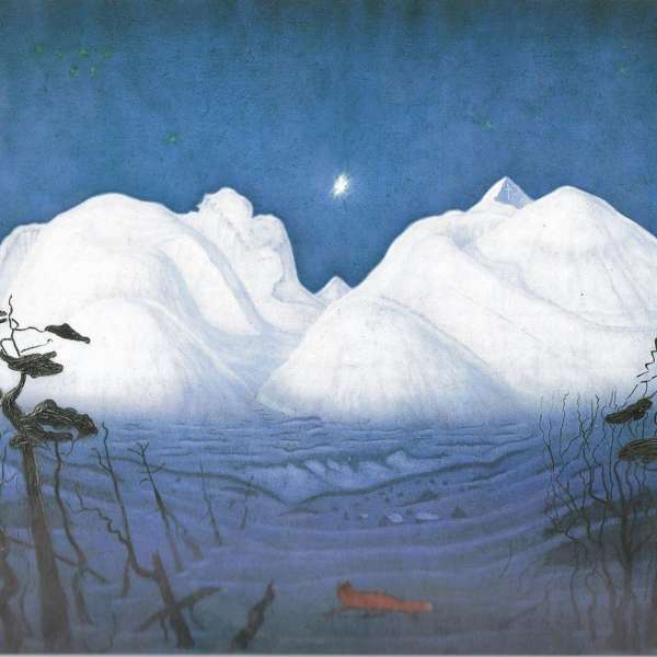 Harald Sohlberg - Vinternatt i Rondane / Vinternatt i fjellene, version III., 1918 - 1924