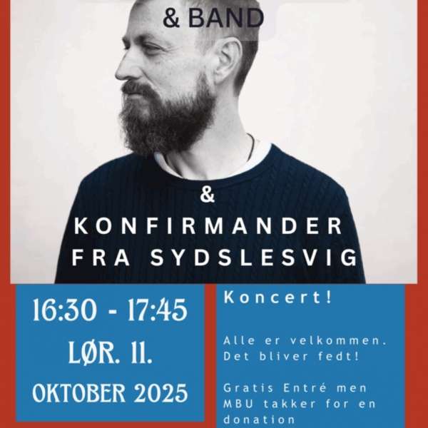 Plakat: Koncert med Joachim Hejslet